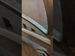 100mm 厚さ エグババター 岩のリッパー Q355B 強い強化板のリッパー